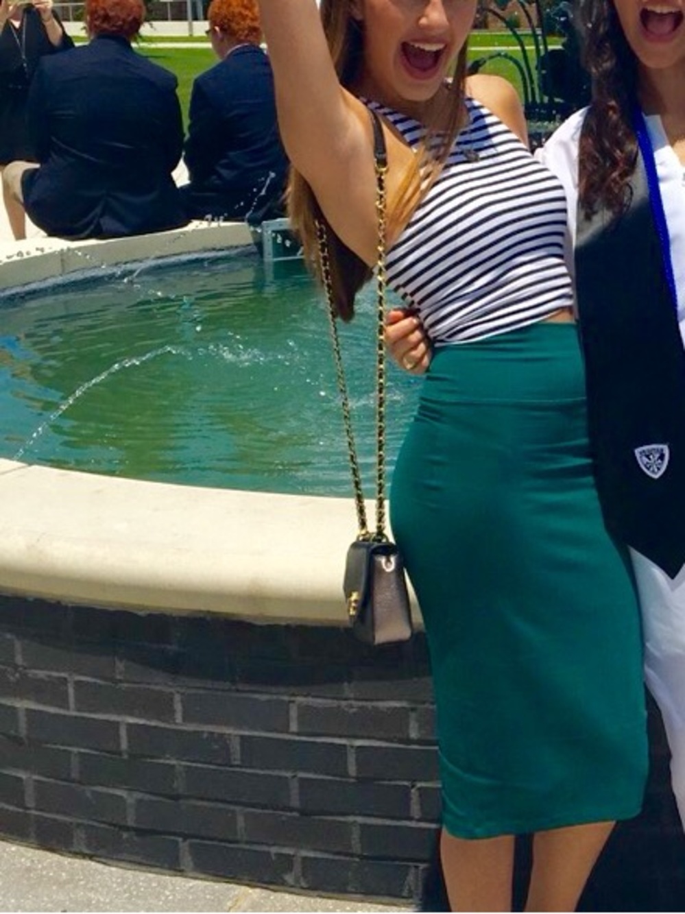 bebe High-Waist Pencil Skirt